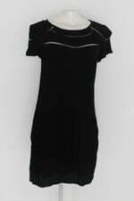 Vestido comptoir des cotonniers feminino preto com Meio forro
