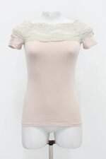 Blusa h&m feminina bege com Renda