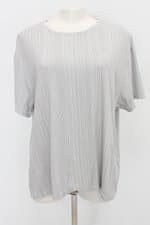 Blusa marisa feminina cinza listrada