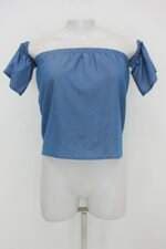 Blusa Ciganinha feminina azul