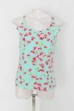 Regata feminina verde estampada