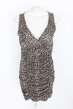 Vestido ruby rox feminino estampado com Franzido