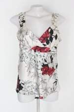 Regata bcx feminina branca estampada 