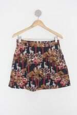 Saia antix feminina estampada