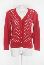 Cardigan feminina vermelho