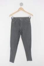 Calça de sarja feminina preto