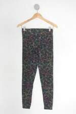 Calça Legging feminina preta estampada