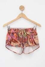 Shorts feminino estampado com Cós com elástico