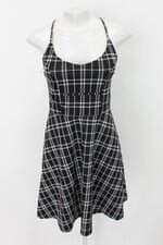 Vestido c&a feminino preto xadrez 