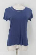 Blusa c&a feminina azul com Silk