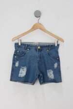 Shorts Jeans vitrine unica feminino azul