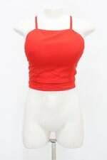 Cropped feminino vermelho com Bojo