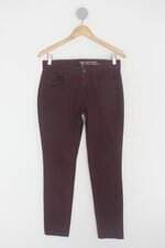 Calça de sarja gap feminina vinho 