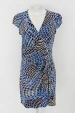 Vestido gregory feminino azul estampado