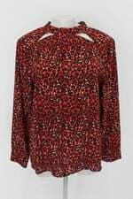 Blusa gregory feminina vermelha estampada