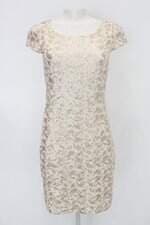 Vestido aquamar feminino bege