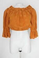 blusa Iorane ocre feminina com forro