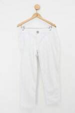 Calça de sarja knoten feminina branca