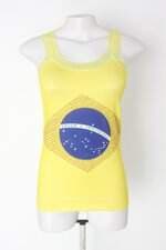 Regata valentina girls feminina amarela com Aplique
