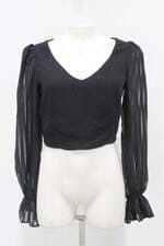 Cropped lez a lez feminino preto