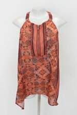 Regata feminina estampada com Transparência