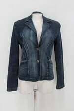 Jaqueta Jeans four one feminina azul