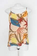 Regata empório feminina bege estampada