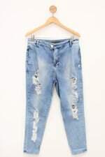 Calça Jeans miller feminina azul com Aplique