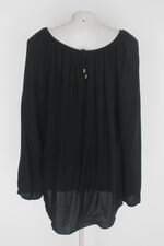 Blusa feminina preta com Assimetria