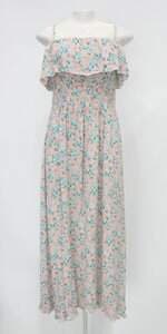 Vestido kwi feminino rosa floral