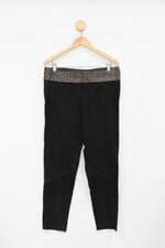 Calça de tecido feminina preta