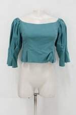 Cropped kesses feminino azul com Forro