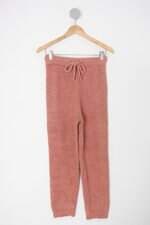 Calça de tecido feminina laranja