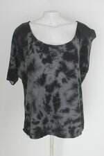 Blusa espaço fashion feminina cinza com Recortes