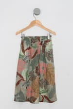 Saia Infantil hering verde estampada
