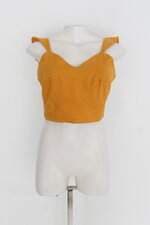 Regata Cropped feminina amarela