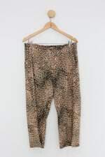 Calça de tecido city feminina estampada