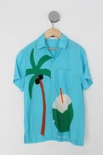 Camisa Infantil bento azul