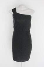 Vestido spezzato feminino preto