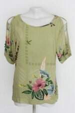 Blusa pistachio feminina verde estampada