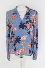 Blusa hering feminina azul floral