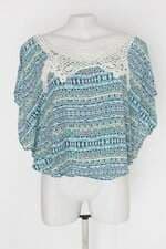 Blusa feminina estampada com Renda