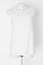 Blusa barred's feminina branca com Renda