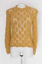 Blusa de tricot c&a feminina amarela