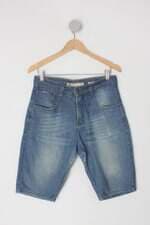 Bermuda jeans hering masculina azul