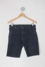 Bermuda jeans basico.com masculina azul escuro