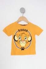 Camiseta disney Infantil carrefour amarela mostarda com silk