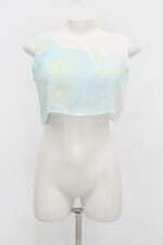 Regata cropped feminina estampada