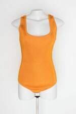 Body feminino laranja