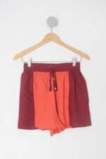 Shorts mercatto feminino estampado com Recortes